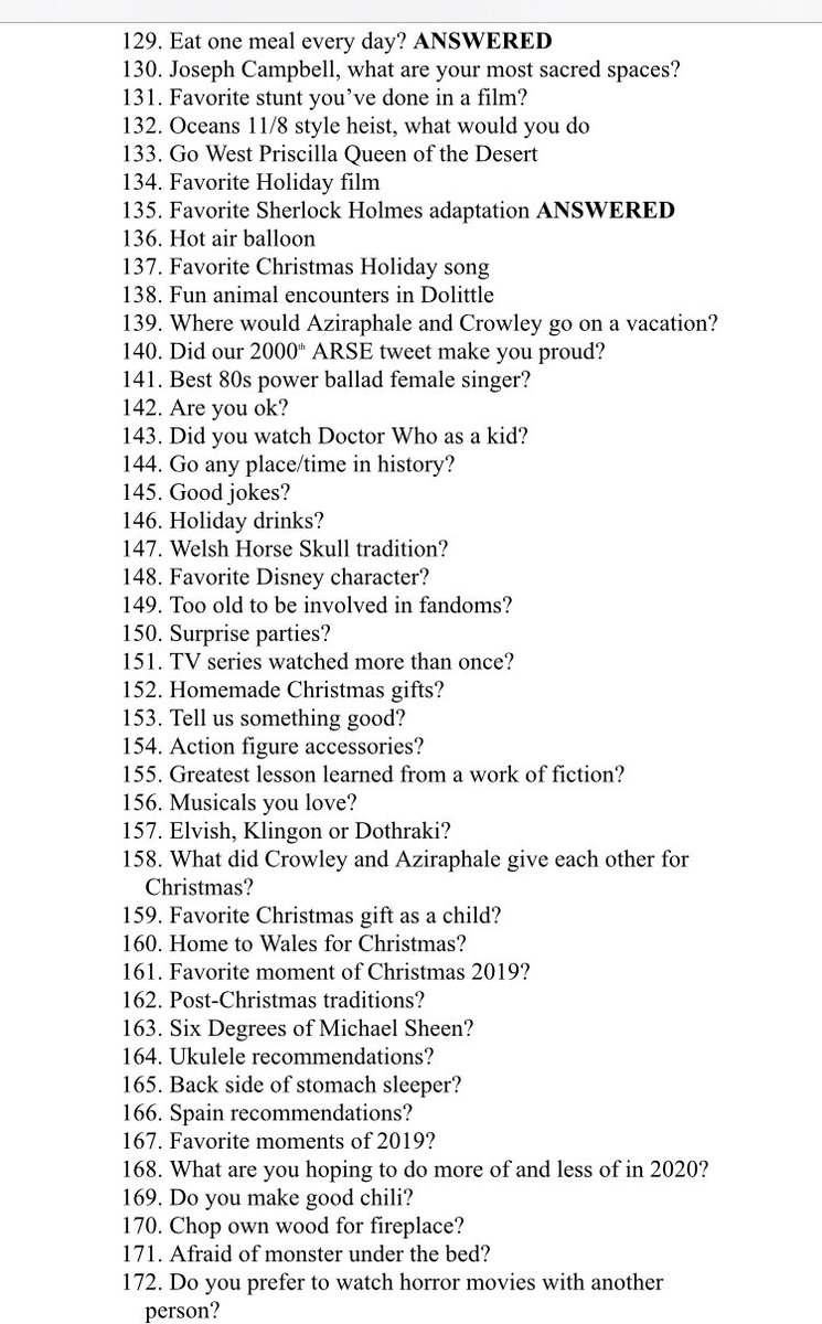 HOW IT WORKS! Hello and welcome to the second year of asking Michael Sheen questions! Every Monday morning (EST), we will publish a ‘suggestion post’ and folks can suggest questions for Michael for 24 hours (NOT HERE!) Two questions from that Monday post will be selected... (1/7)