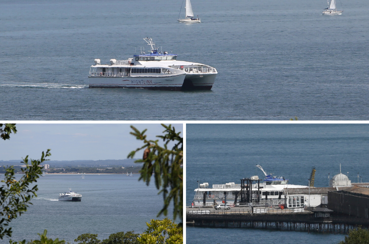 iwcponline's tweet photo. A Fastcat's crossed the Solent today (Monday). We've asked @WightlinkTravel if the service is due to return... #isleofwight #iwnews #iwtravel #iow @grahamreading  Story: https://t.co/qz9QUNORI2 https://t.co/uh9kvaeSif