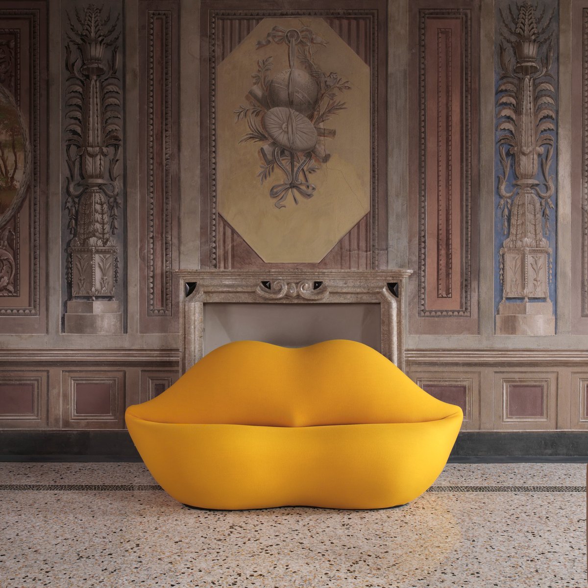 Gufram’s iconic Bocca sofa celebrates 50 years with bold new upholstery options - available online now: bit.ly/2CtJ5TO