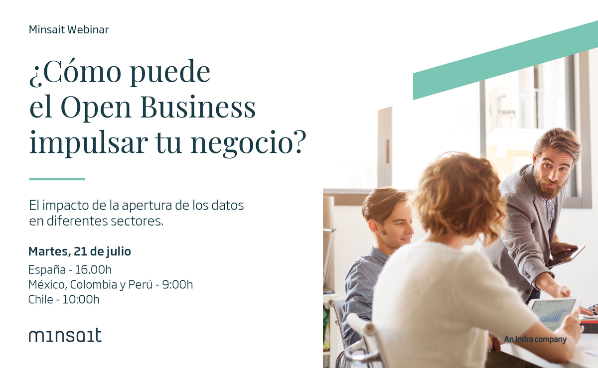 El nuevo entorno de apertura de datos nos empuja hacia nuevos modelos de negocio. ¿Quieres saber cómo el Open Business puede potenciar el tuyo? Te lo contamos mañana día 21 en nuestro webinar: register.gotowebinar.com/register/20732…