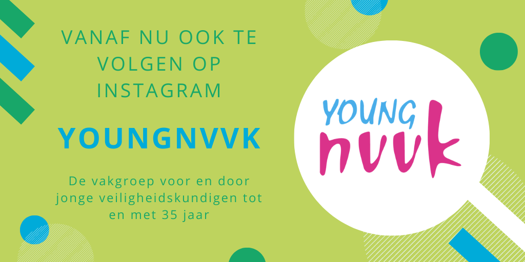 nvvkveiligheid's tweet photo. Wil jij op de hoogte blijven van alle activiteiten van de YoungNVVK? Dat kan nu ook via Instagram; https://t.co/L0CbjORMcu . 
YoungNVVK is de vakgroep voor en door jonge veiligheidskundigen tot en met 35 jaar.
#veiligwerken #veiligheidskundige #youngNVVK #NVVK https://t.co/aJDmCc8F0z