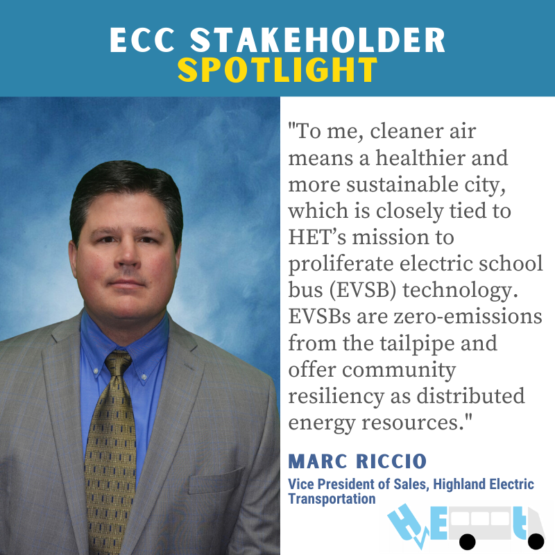EMPIRECLEAN's tweet photo. This week's Stakeholder Spotlight is Marc Riccio, VP of Sales at Highland Electric Transportation. To learn more about HET, take a look at our most recent newsletter: https://t.co/RI2xWVBQkX
#cleancities #cleantransportation #evsb #ecc #zeroemissions #stakeholderspotlight https://t.co/pnj7xgYzFS