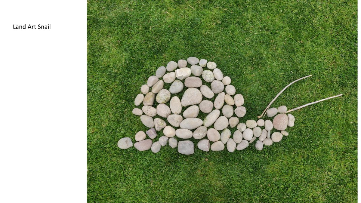 mrs_dossett's tweet photo. I had to share this fantastic land art snail from Ashley!
@AP_Deanery @Art_Deanery @APTheDeanery #deaneryprojects
๐จโ๐จ๐ชจ๐ https://t.co/ScxWL8ZztD