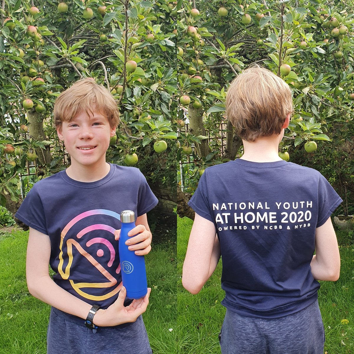 Josephbrassnkey's tweet photo. Really happy that my #NCBBGB @nybbgb t shirt and water bottle arrived today. #Brassband #zoom #letthemusicplay #keepmusicalive #sopranocornet #youngtalent https://t.co/W6WUHdzNPD