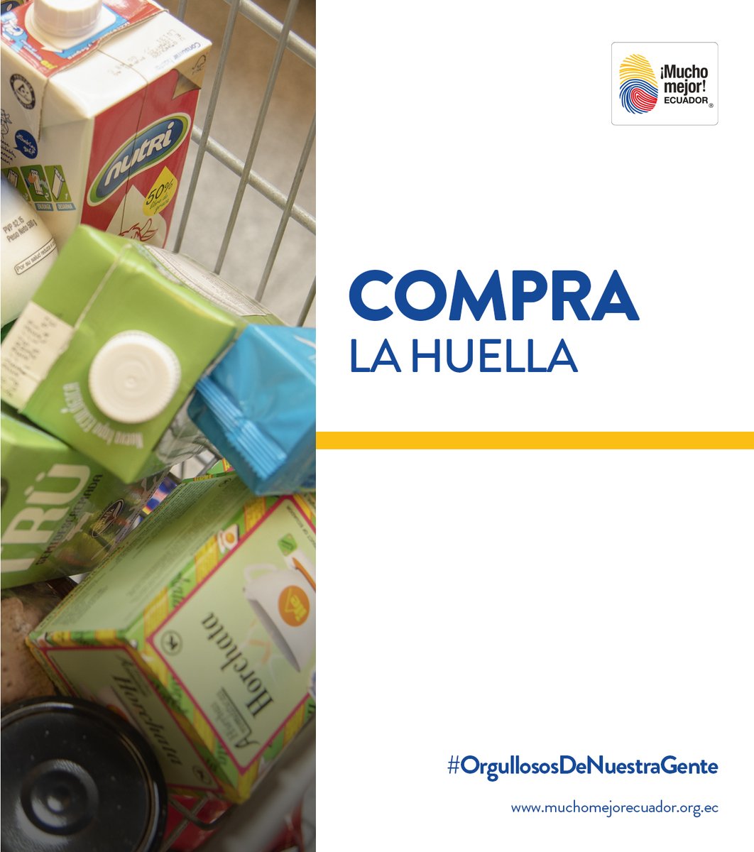 Ecuador_calidad's tweet photo. Si aceptas esta invitación da RT 🔁 y comparte ✨, porque queremos que esta voz llegue a más personas y juntos levantar a Ecuador.  🇪🇨💪
Elige a tu país, prefiere calidad, compra La Huella. 
#OrgullososDeNuestraGente 
#MuchoMejorEcuador @Ecuador_calidad
#Ecuador https://t.co/d9VaTbTX3H