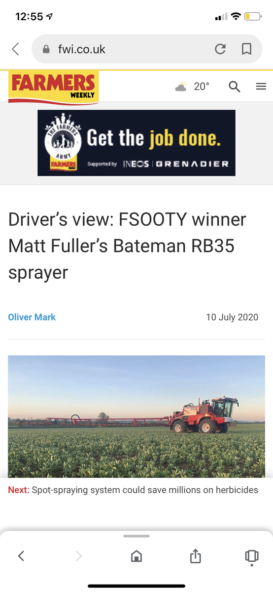 TheVI_Tweets's tweet photo. Fantastic to see all six 2020 #FSOOTY finalists featured in this week’s @FarmersWeekly giving their #DriversView. Here is overall winner, Matt Fuller’s article https://t.co/oYTwkex42L @SyngentaUK @scott_cockburn #BestPractice #IPM https://t.co/fIieuzLjXq
