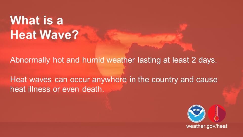 ColmarFire's tweet photo. Today will likely be the worst of this heat wave: 
1. Stay hydrated (water is best)
2. Wear light weight, loose-fitting clothing
3. Avoid strenuous outdoor activities, especially during the hottest part of the day.
4. If you must be outside, take frequent breaks. https://t.co/6J3gsVNRL7