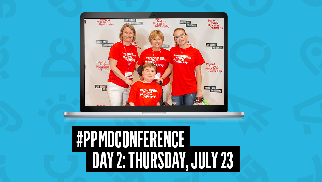 ParentProjectMD's tweet image. Welcome to Day 2 of the 2020 #PPMDConference – Virtual Edition! Join us today for important panel discussions on research &amp;amp; care, as well as educational Lunch &amp;amp; Learn Breakout Sessions. Agenda &amp;amp; register: parentprojectmd.org/conference