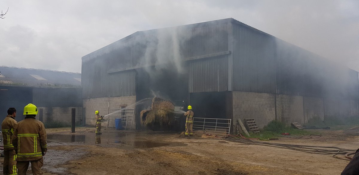 #HaltonWest barn fire