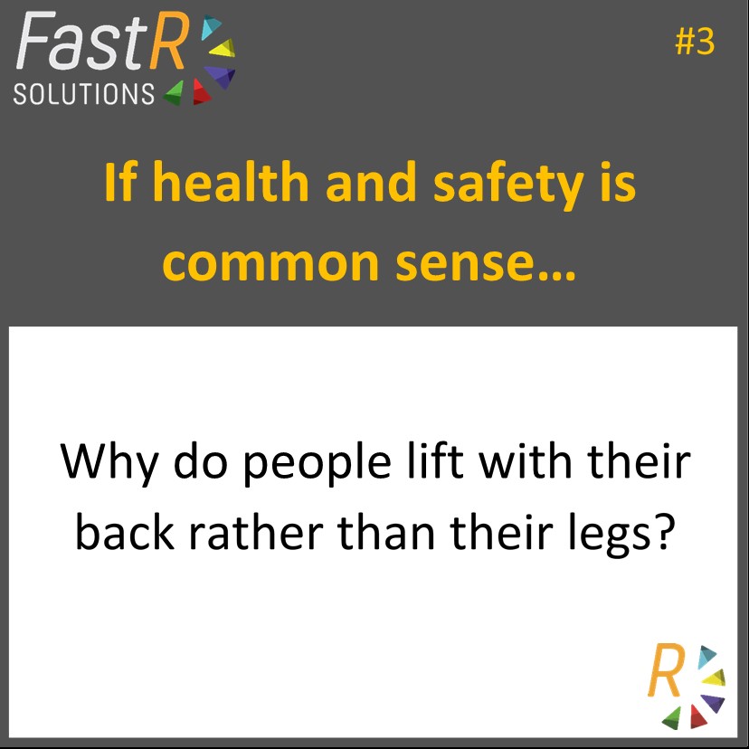 FastRSolutions's tweet photo. Hi #herefordhour
If health and safety is common sense #3
#healthandsafety #safety #healthandsafetyexperts #consultancy #riskassessors https://t.co/lyPCUZaAye