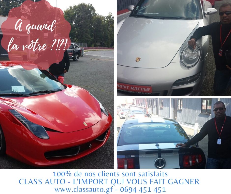 ClassAuto3's tweet photo. Qui peut mieux en parler que celui qui l'a essayé ???
Alors ?!?! La vôtre...C'est pour quand ?

Pour l’achat de votre véhicule contactez-nous :
Tel 0694 451 451 
https://t.co/9xw6klgV2M
contact@classauto.gf
#ferrari #porsche #classauto #automobile #voiture #import #guyane https://t.co/a4EMX41MZc