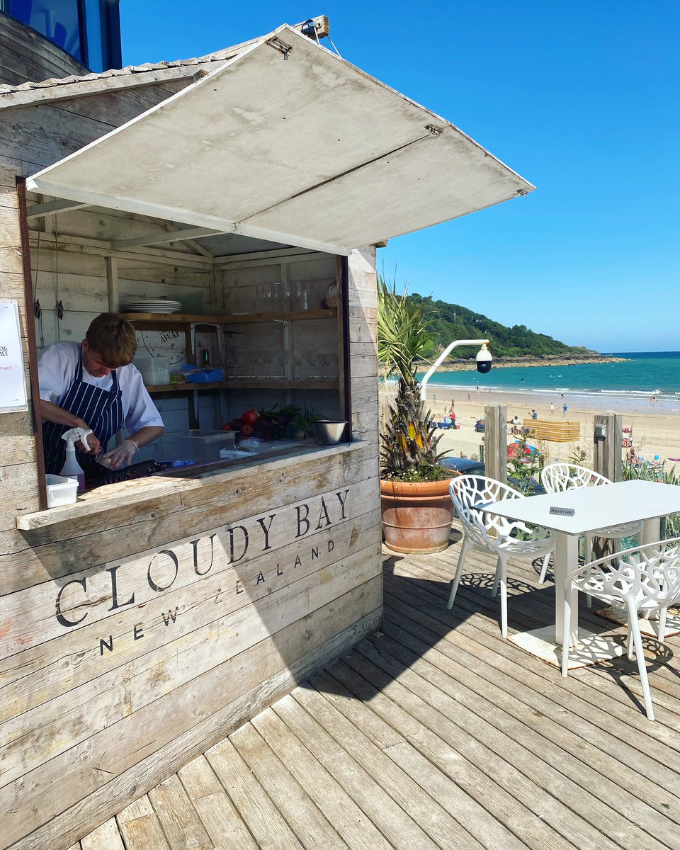 Wow what a glorious day for our <a href="/CloudyBay/">Cloudy Bay</a> Beach Club Barbecue to return ☀️🏝🍷 #MondayMotivation #CarbisBay #Cornwall