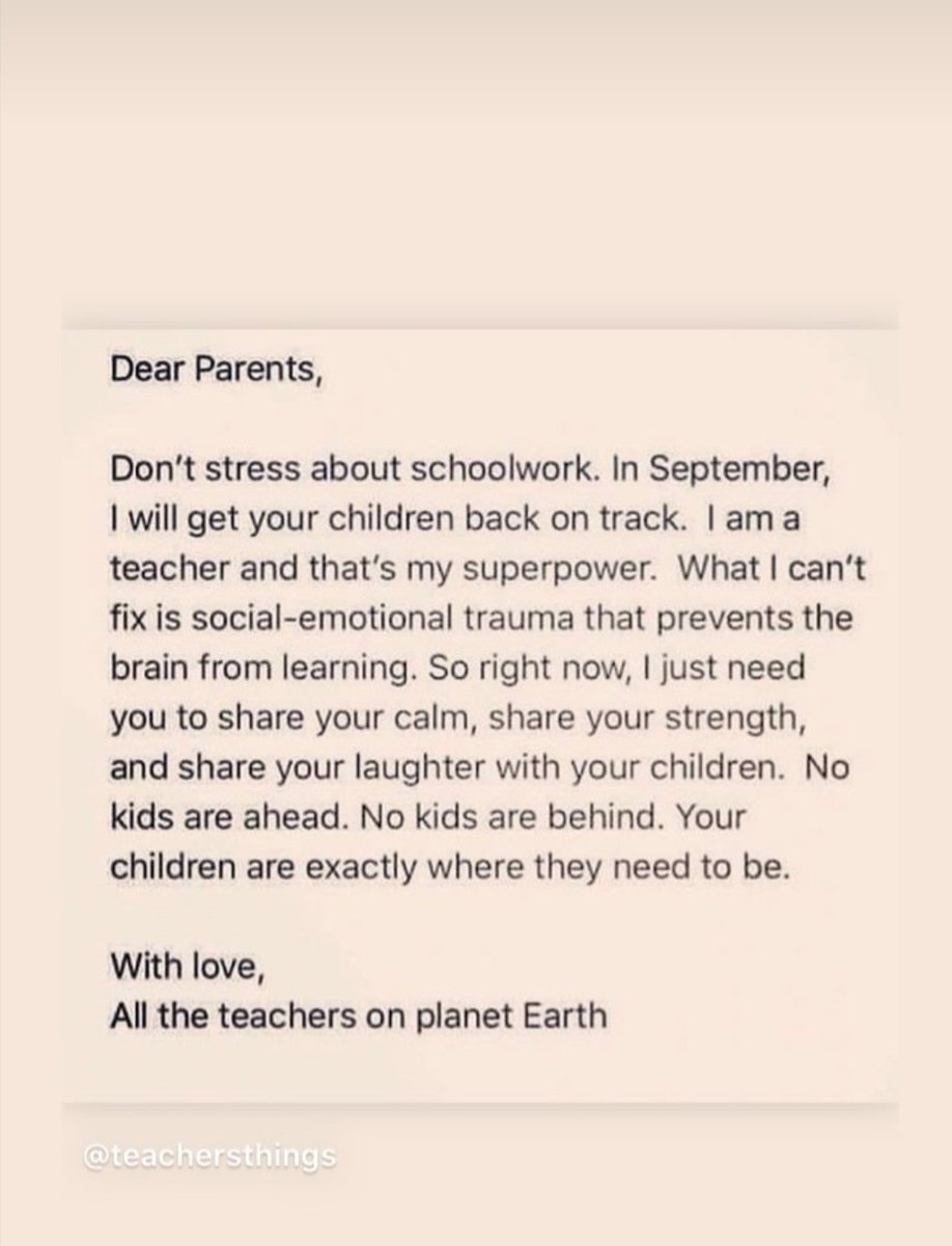 Ben05197316's tweet photo. Just a beautiful reminder to all the power house teachers and parents. https://t.co/Wx82SHpwpZ