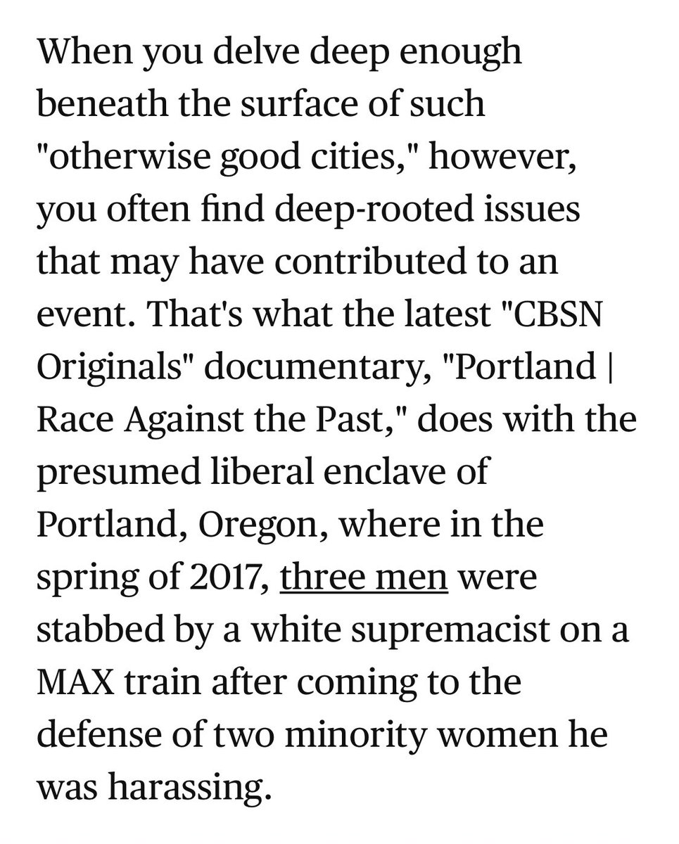 Circa 2017: “This direction of these ideas or these movements from the fringes, which they were, to the center -- from the little music clubs in Portland, I mean, to essentially the White House -- that's a huge reality of American life.”  #GoonGestapo  https://www.cbsnews.com/news/portland-race-against-the-past-white-supremacy/