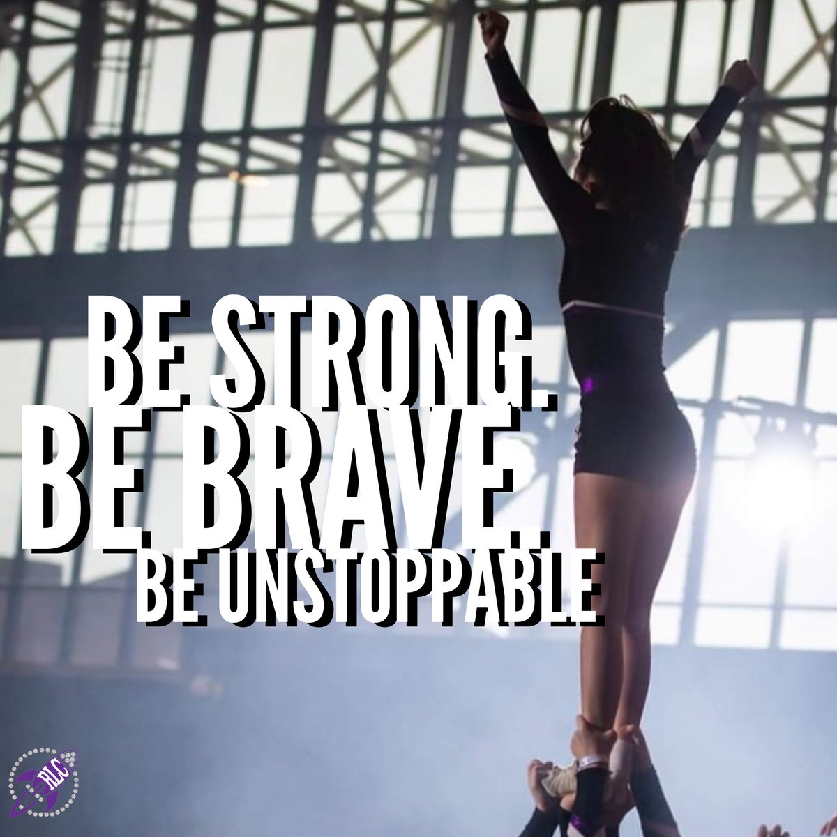 #MondayMotivation ‘Be strong. Be brave. Be unstoppable’ 💪🏻🚀💜
———————————————
📞 07737 144103
📧 cheer@rlcrockets.co.uk
———————————————
#rlcrockets #cheerleading #cheer #allstar #ukcheer #teamwork #doncaster