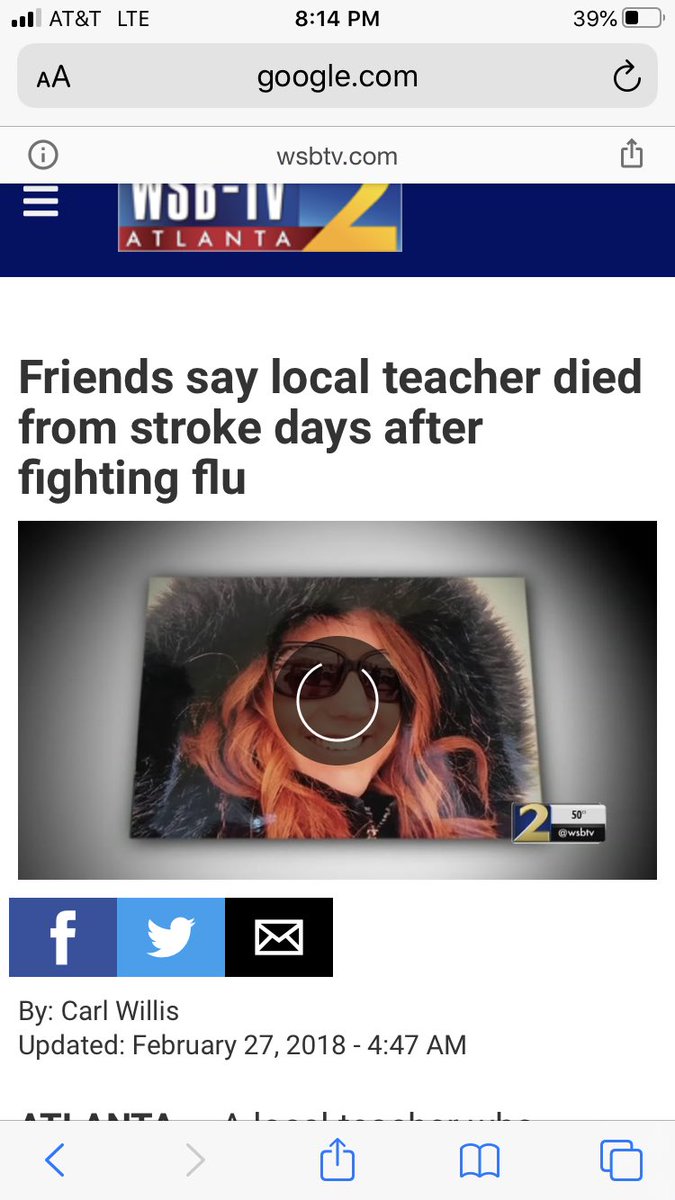 1/ Remember that time in February 2018 when a 38-year-old teacher in Dallas and a 38-year-old teacher in Atlanta both died of the flu within days of each other and we shut schools forever?