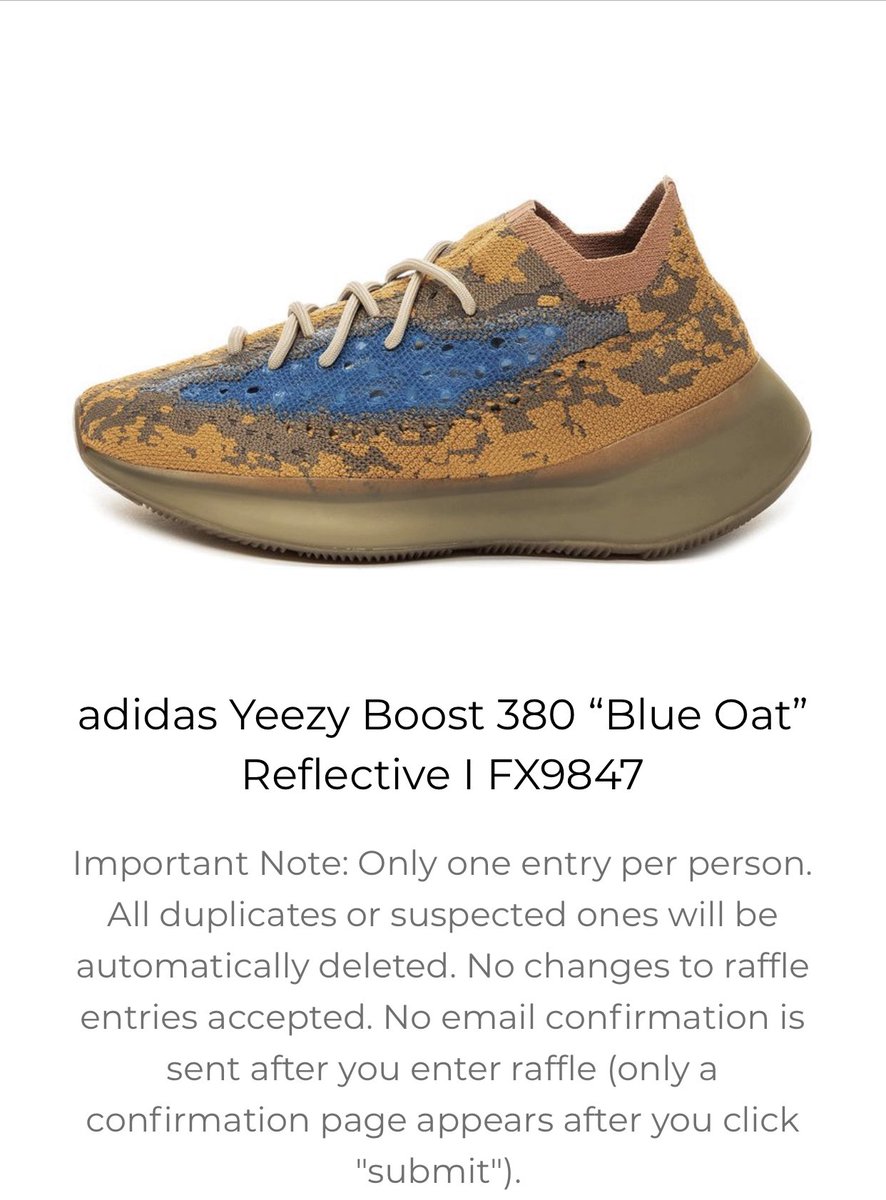 foot district yeezy raffle