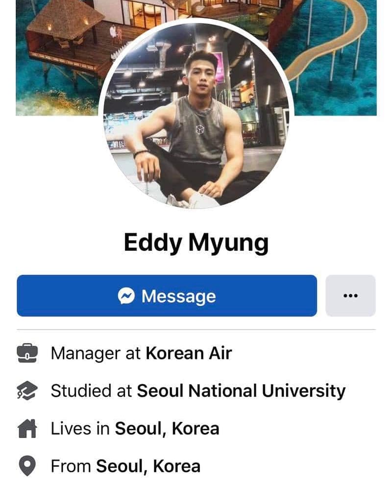 piggyfrauds's tweet photo. 当一位陌生人在fb加你，你马上通过还是和我一样先看他的profile 再看看我们有没有共同的朋友？然后再看看他都post 了什么 ？ 其实多了这几个动作你是在帮助你自己   参考这两张图 这位帅哥来自韩国住在韩国在Korean Air工作。 但是…看他在一些group的post🤣🤣🤣难道Korean Air改变了他们的发展方向 https://t.co/gxY1jOm75M