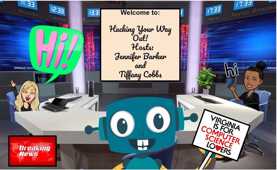 tiff_cobbs's tweet photo. So excited to launch the "Hacking Your Way Out" IGNITE Session today with @OBX_beachlife! #Virginiaisforcomputersciencelovers @nnpsstem @NNPSITC #nnpsproud https://t.co/DA0MWsHDrw