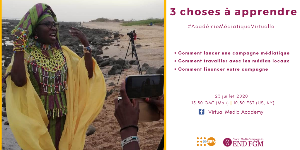 GMCFinMGF's tweet photo. 3 choses auxquelles vous pouvez vous attendre lors du prochain webinar @UNFPA @GMCEndFGM sur le rôle des jeunes activistes #EndFGM

Rendez-vous jeudi 23 juillet

🔔Activez la notification ici: https://t.co/hnVkxkUYHK

@GPtoEndFGM @OumouToure17 @HadjaIdrissa #VirtualMediaAcademy https://t.co/BOzJ2FIdPR