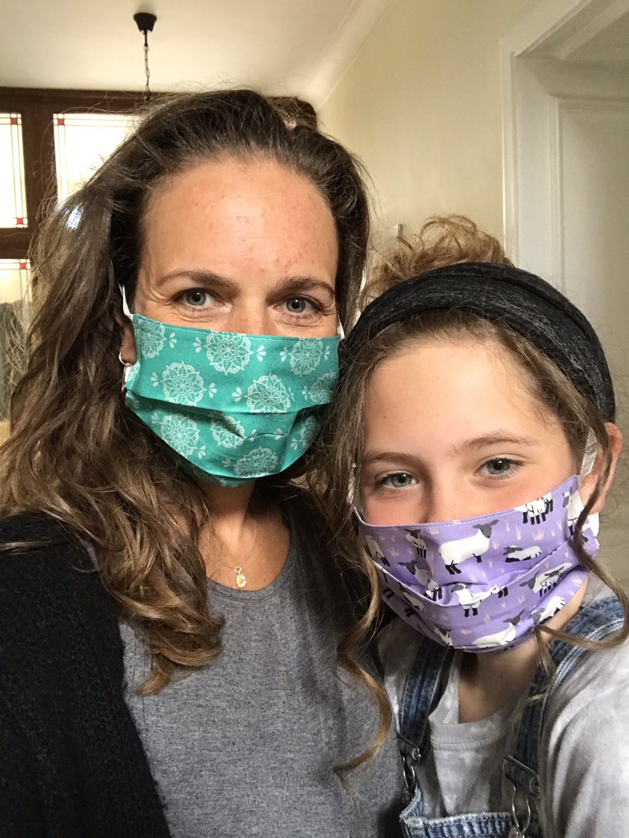 Maisie and I practising smiling with our eyes!! The challenges of attunement while wearing a mask 😷😬