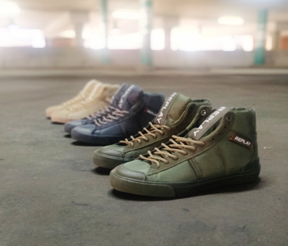 crossover replay sneakers