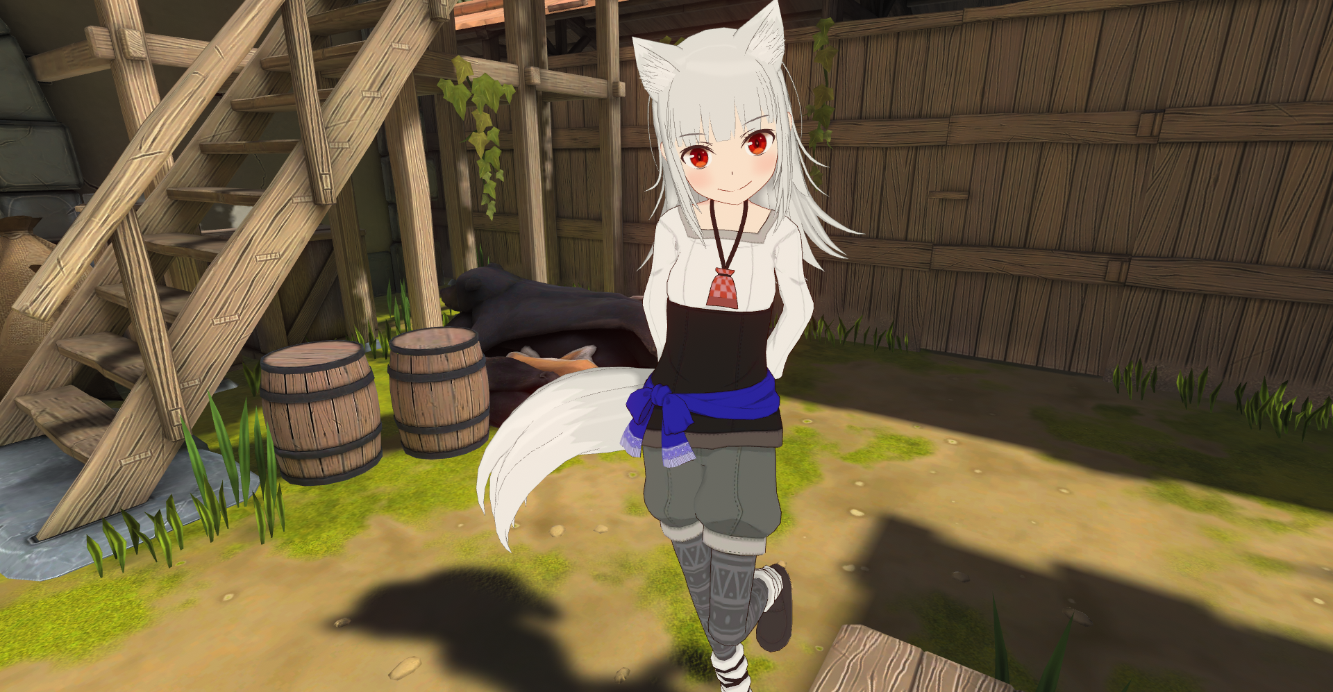 Spicytails アニメの中でキャラに会えるvrアニメ第三弾 狼と香辛料vr2 開発中です ホロとロレンスに加え 元気な狼娘ミューリも登場 声と演技は Projectlux でも参加いただいた田中あいみさん Kanataimi ホロとミューリのケモミミ親子 Spicytails アニメの中でキャラに会えるvrアニメ第三弾 狼と香辛料vr2 開発中です ホロとロレンスに加え 元気な狼娘ミューリも登場 声と演技は Projectlux でも参加いただいた田中あいみさん Kanataimi ホロとミューリのケモミミ親子