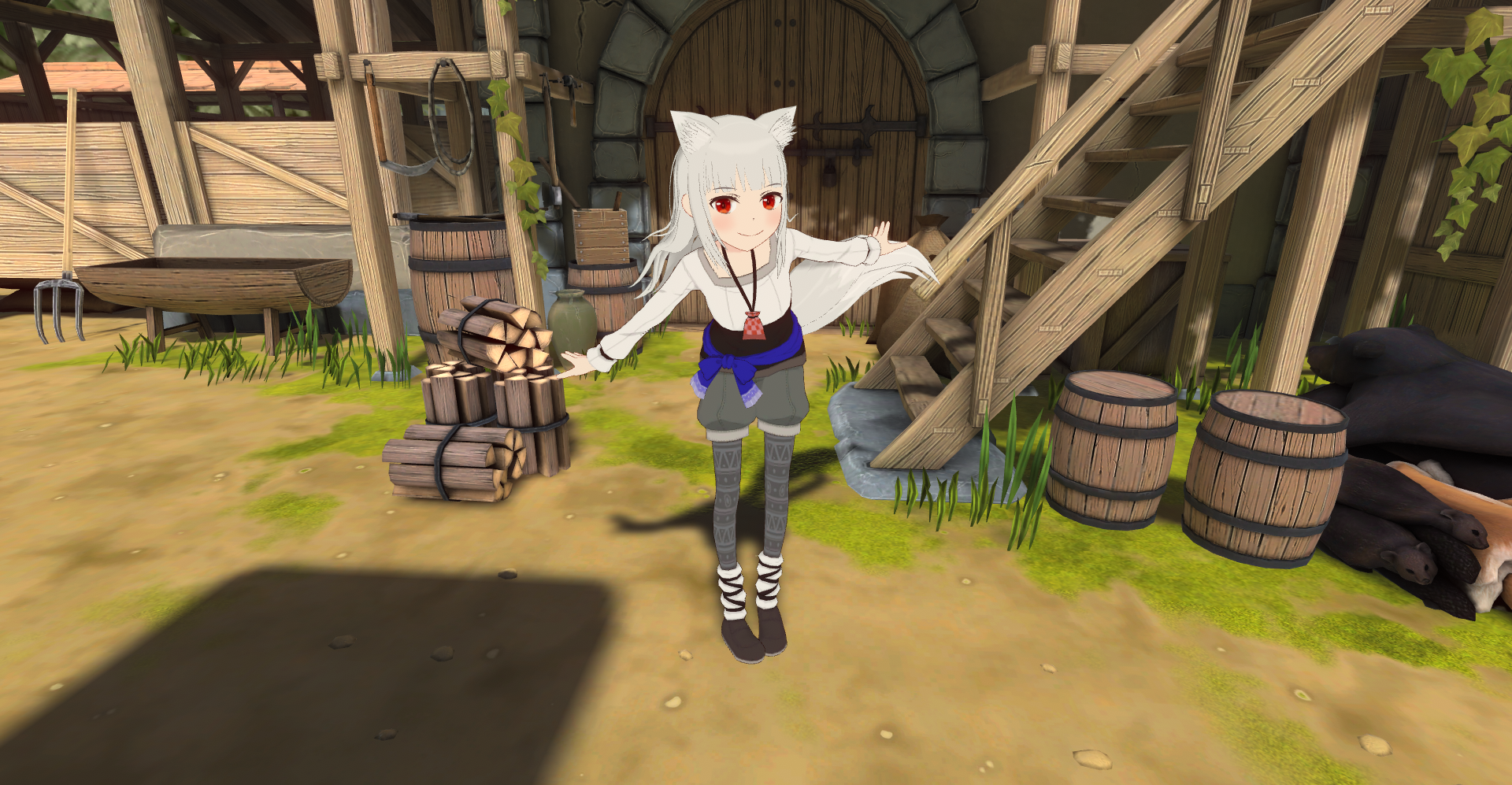 Spicytails アニメの中でキャラに会えるvrアニメ第三弾 狼と香辛料vr2 開発中です ホロとロレンスに加え 元気な狼娘ミューリも登場 声と演技は Projectlux でも参加いただいた田中あいみさん Kanataimi ホロとミューリのケモミミ親子 Spicytails アニメの中でキャラに会えるvrアニメ第三弾 狼と香辛料vr2 開発中です ホロとロレンスに加え 元気な狼娘ミューリも登場 声と演技は Projectlux でも参加いただいた田中あいみさん Kanataimi ホロとミューリのケモミミ親子
