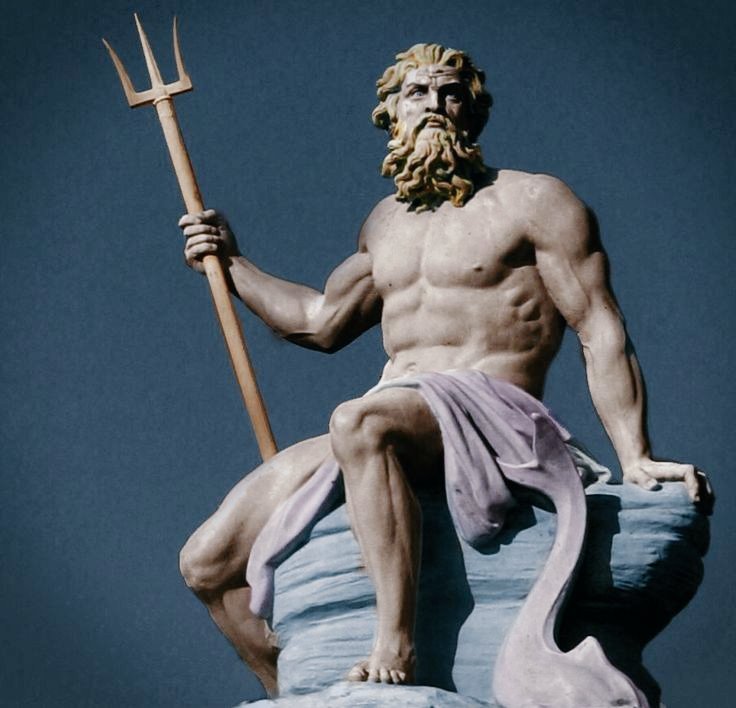  #JUYEON: Poseidon is god of the sea and rivers, creator of storms and floods, and the bringer of earthquakes and destruction.