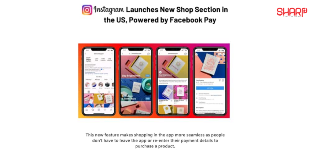 infosharpmedia1's tweet photo. Instagram launches New Shop Section In the US.#sharpmedia #sharpdigitalmarketing #digitalmarketing #marketing #socialmediamarketing #socialmedia #instagram #business #branding #marketingdigital #onlinemarketing #Instagramupdates #contentmarketing #advertising https://t.co/V7gjAnB8tG