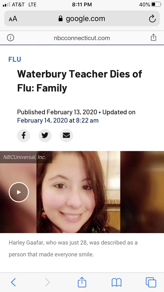 2/ Or this winter, when a 28-year-old teacher in Connecticut and a second-grader in Pennsylvania died of the flu within days of each other and we closed schools forever?