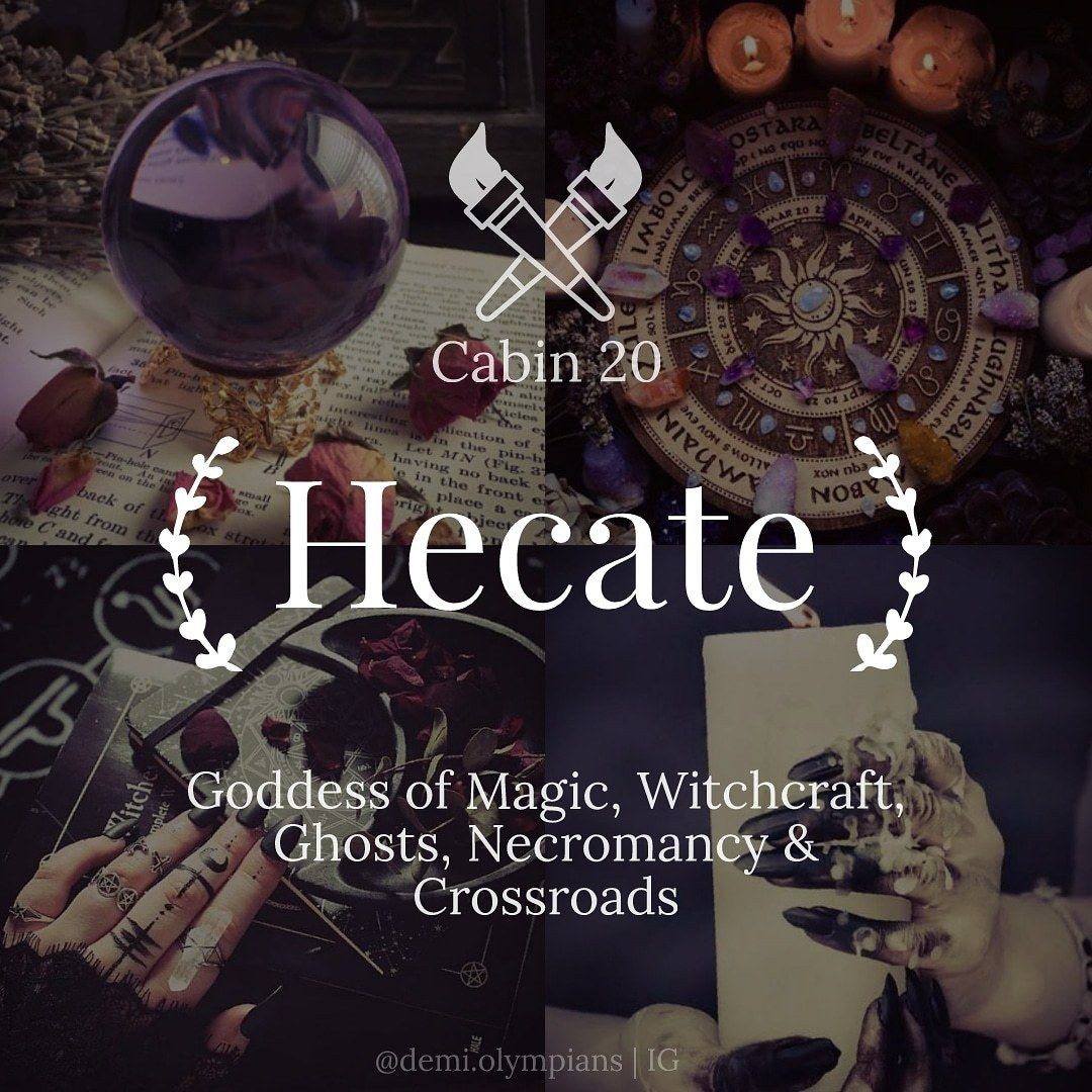  #Q: Hecate is a goddess of Greek mythology who was capable of both good and evil, and especially associated with witchcraft, magic, the Moon, doorways, and creatures of the night such as hell-hounds and ghosts.