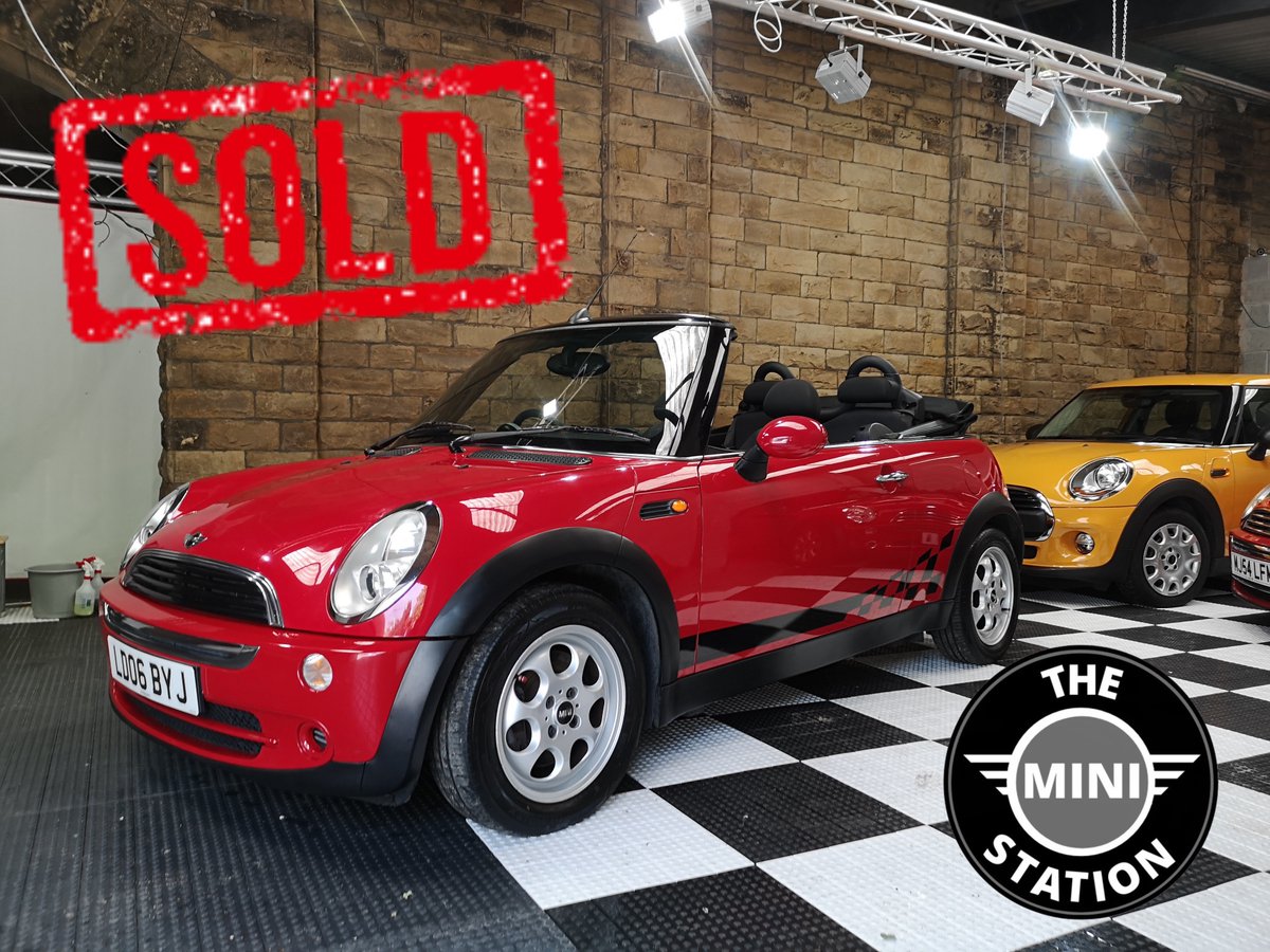 We knew this lovely cabriolet wouldn't hang about for long - now sold,

However, please don't hesitate to contact us and we can source you your perfect MINI

sales@theministation.co.uk