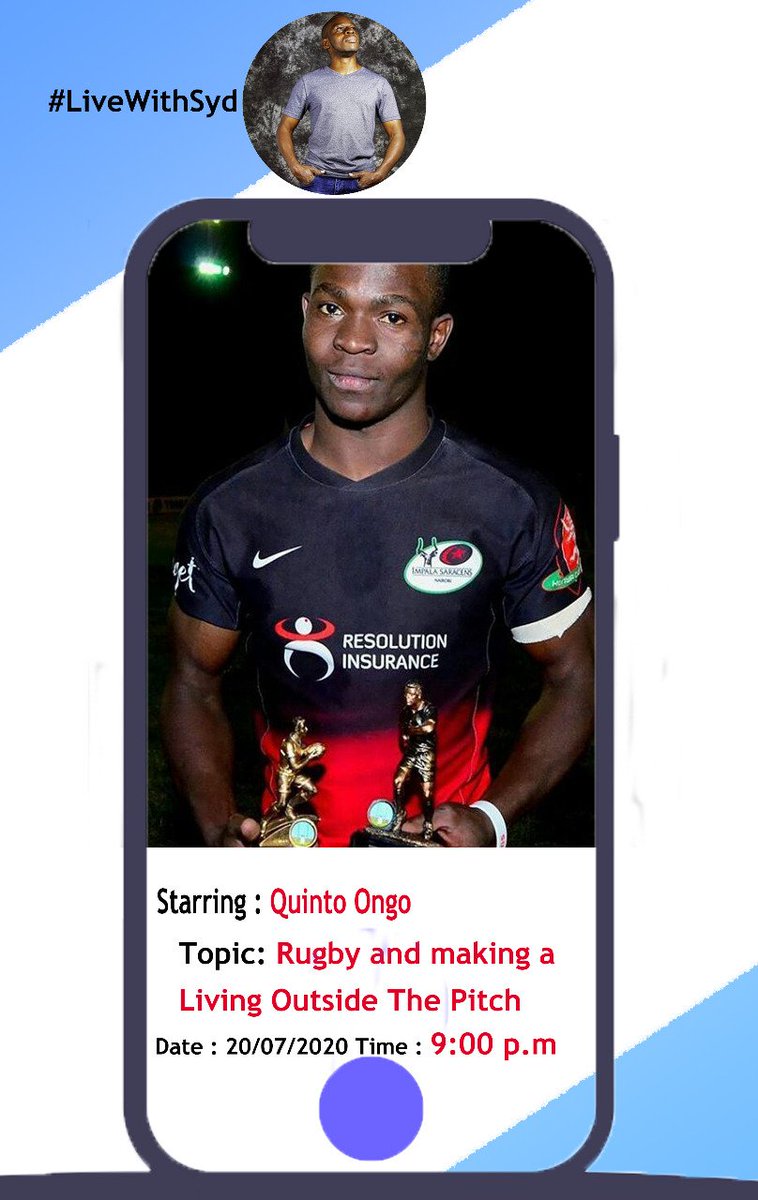 sos_networks's tweet photo. #LiveWithSyd Join us tonight @ 9p.m with quinto ongo player @ImpalaSaracens as he talks to us on rugby, as he shares wisdom on how athletes can make a living and money beyond the rugby pitch .
https://t.co/14MNcKcTEI #FlattenTheCurve #karenhospital https://t.co/UT4rhHw7WX