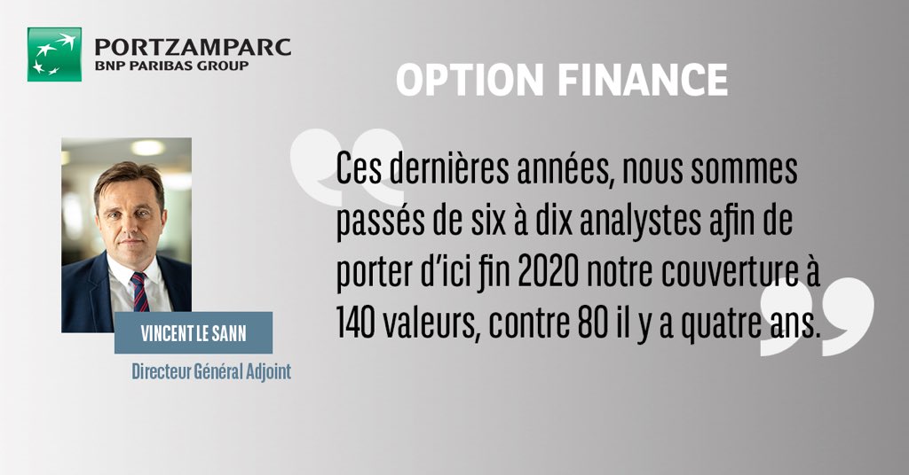 [Actu Media] 🎙 de <a href="/Vincent_Le_Sann/">Vincent Le Sann</a> par <a href="/Option_Finance/">Option Finance</a> «Ces dernières années, nous sommes passés de six à dix analystes afin de porter d'ici fin 2020 notre couverture à 140 valeurs, contre 80 il y a quatre ans» lnkd.in/d8bPAEC optionfinance.fr/communautes/ca…