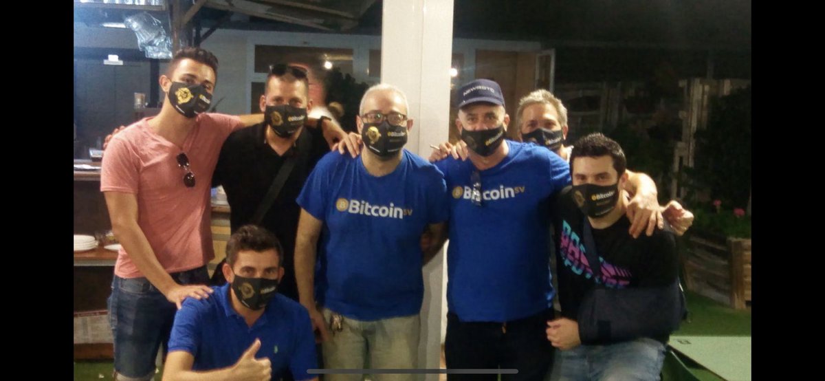 BlogueroDigital's tweet photo. ¡#BSV #outfit of #BSVMeetup in #Benidorm, #July2020
#MeetupBSV
#BitCoinSV Meetup in Benidorm (Alicante)
#Spain 🇪🇸 | By @Bsvespanol & @BitcoinAssn
with @handcashapp, @MeetupES and others!
1er. #Meetup presencial de #BitCoinSV
#BSV en Benidorm (#Alicante) #España el #18Julio2020👇 https://t.co/GY4DlkYFJo