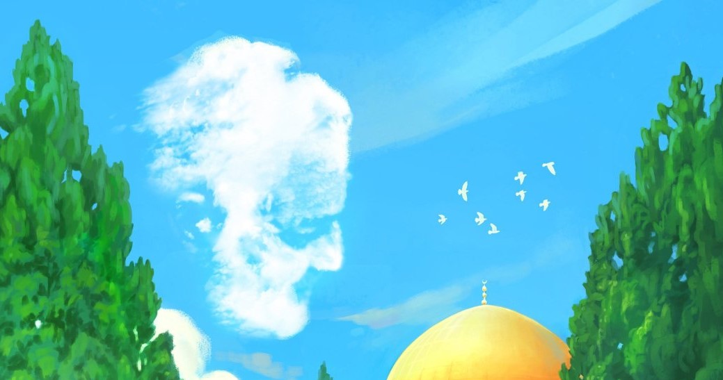 We have pointed out there the great significance that  #Soleimani's martyrdom immediately after his death took on in this new style of propaganda. Since then his picture has appeared in numerous other murals, mostly in a very subtle way. (Though sometimes also in the clouds.) 3/7