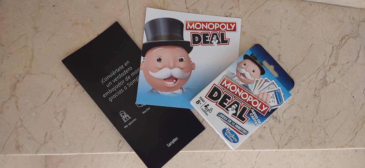 CarmeMiestrella's tweet photo. #monopolydeal #jugarencasamola ya tenemos en casa nuestro regalo! Gracias https://t.co/0DZ6fEOPMk