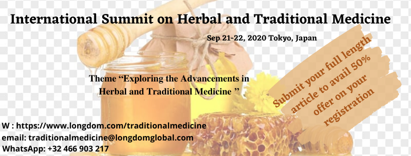 TraditionalMe19's tweet photo. Gather at Traditional medicine 2020 and share your research work through world wide and with fresh ideas.
#SubmitArticle for avail best offer
For more information: https://t.co/AMAlGn9egp https://t.co/whuROjAOXl