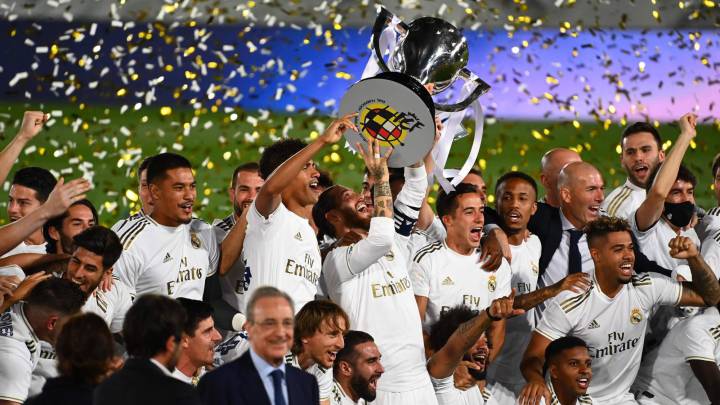 [THREAD] A closer look at the 19/20 La Liga champions. How have  #RealMadrid evolved since they last won the league title? How have Zidane’s men adapted since the departure of their star forward Cristiano Ronaldo?