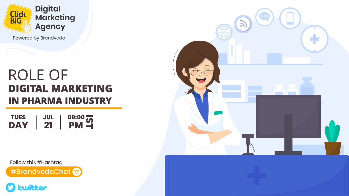 Brandvedaahm's tweet photo. Hello Folks

We hope you all are in good health! 

Tomorrow at Brandveda Chat we are going to discuss about:  
"ROLE OF DIGITAL MARKETING IN PHARMA INDUSTRY"

On 21 July 2020

Follow The Hashtag #BrandvedaChat at 9 o'clock IST to join the Discussion. https://t.co/vQaoO4lLFX