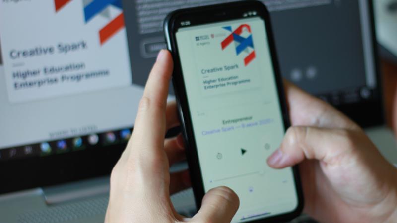 UniLeicBusiness's tweet photo. We are organising a series of #Creative Spark #podcasts which will help you learn the tools and processes to become a more successful creative #entrepreneur and find out how to manage the finances of a creative enterprise. https://t.co/8U1jR2PKzU #ulsb https://t.co/3KhvHxdFw9