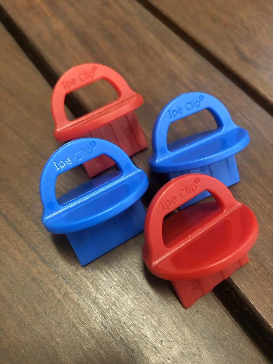 DeckWise's tweet photo. SPACE OUT 🛸 If you want perfect, even spacing between deck boards, these colorful #DeckWise WiseGuides are the perfect tool!
The spacers come in 5 sizes ranging from 1/8" to 5/16" 🙌 https://t.co/0FBk170t8N