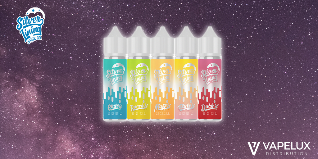 vapelux's tweet photo. British E-liquid Silver Lining Juice Co bringing you a twist on 5 amazing flavours. https://t.co/c3c5rP8yVJ 💨

#ejuice #vape #eliquid #vapelife #vapecommunity #vapenation #vapeporn #vaping #vapefam #vapeon #instavape #vapestagram #vapedaily #vapeshop #vapers #vapor #vapelyfe https://t.co/qhjzjJ9l2R