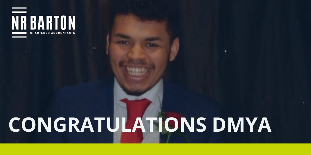 NRBAccountants's tweet photo. Congratulations to Dmya Hanley who has achieved a first class degree in Accounting & Finance from Liverpool John Moores University.
What a great way to start your career with NRB.
#BrightLad #ACATrainee #WeAreNRB https://t.co/WxhA495lpb