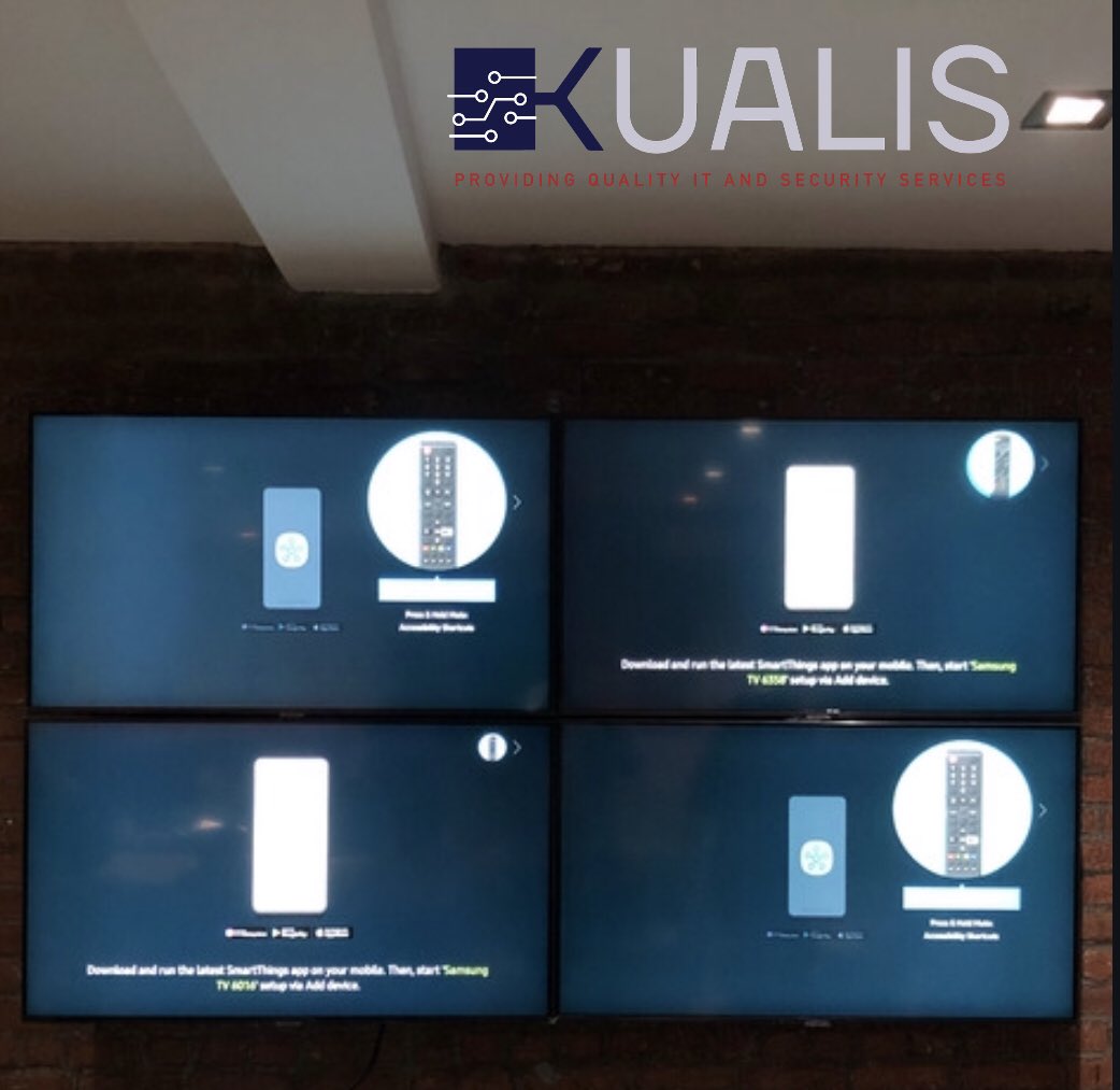 Kualis_'s tweet photo. Check out this 2x2 multi screen setup we installed in NYC. DM us for more info. ⠀⠀ ⠀⠀       #tvwallmounting #tvinstallation #ElectricFireplace #Networks #WiFi #UniFi #UI #Cabling #StructuredCabling #accesscontrol #ITConsultant #cctv #surveillance #security #camera #lowvoltage https://t.co/vxNmZEkWTC