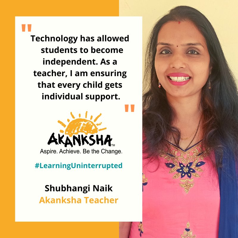 Akanksha_India's tweet photo. Help us secure the future of our students by equipping them with digital tablets and make #LearningUninterrupted a success.
For more information, click on the link below!
https://t.co/f2JfixfIvE
@GiveIndia https://t.co/NevvhtAYAq