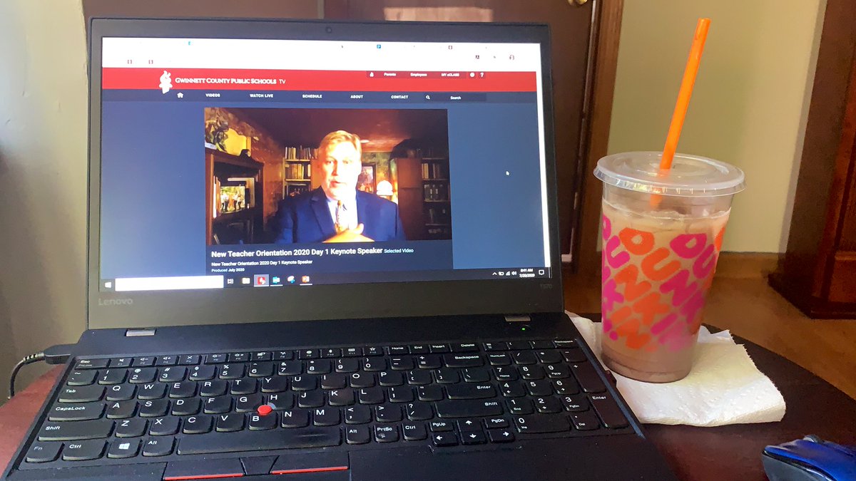 allisonkbentley's tweet photo. @GwinnettSchools New Teacher Orientation looks a little different this year #ReadyToShine #VirtualNTO @GCPSCTE https://t.co/zRIOCniOnD