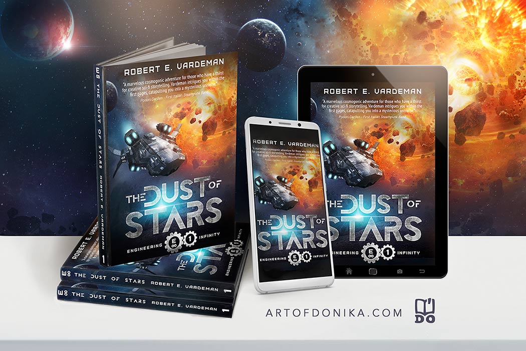 DMishineva's tweet photo. #newbook #scifi #Reading 🤓👽💥
Check out Robert Vardeman's new book - The Dust Of Stars (Engineering Infinity Series - Book 1) "Remagen Roullei controls an ancient device capable of building an entire solar system from nebular..." #bookcovers  Read More > https://t.co/v2wrfBIPUR https://t.co/KzYmKajIuU