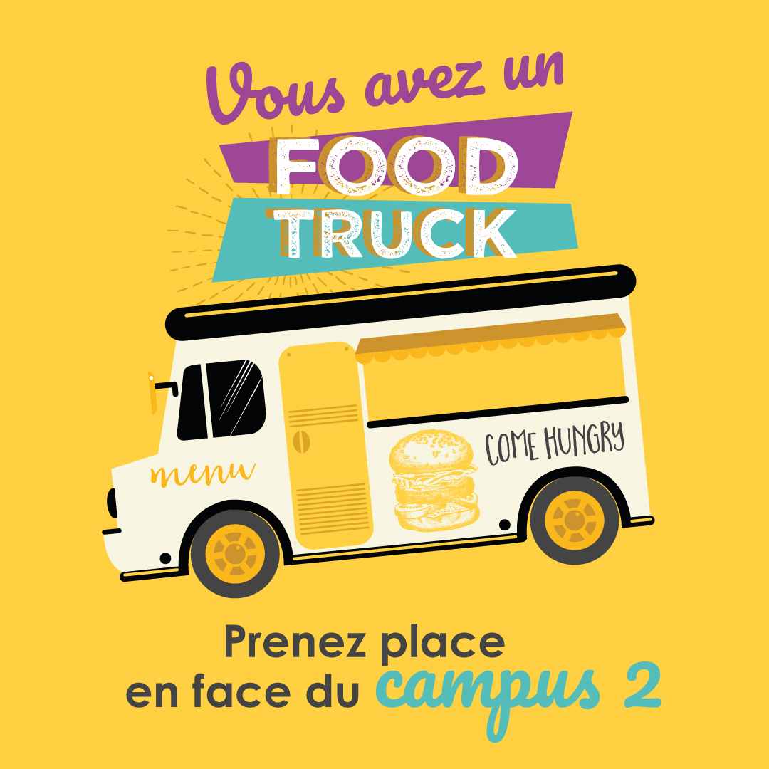 // FOOD TRUCK // Prenez place avec votre food truck en face du campus 2, contactez l'Agglo de Saint Lô ! #foodtruck